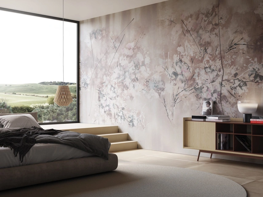 Carta da parati floreale moderna Aomi di Instabilelab