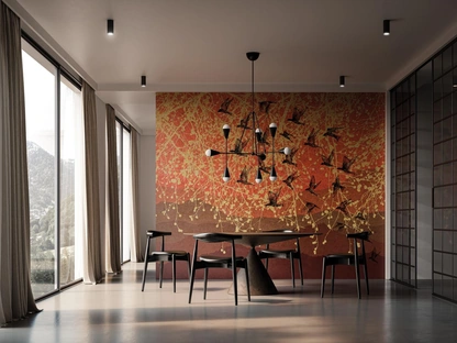 Carta da parati Red Mountain di Instabilelab