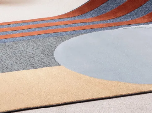 Tappeto moderno con disegni geometrici Archè di Besana Moquette