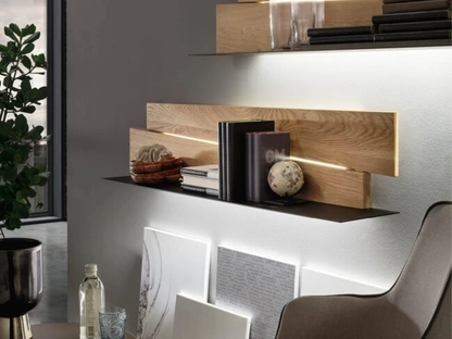 Mensola Scuderia in metallo e legno di Maronese