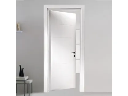 Porta incisa a battente Astra di Farm Legno