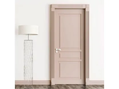Porta listellare moderna color cipria di Farm Legno