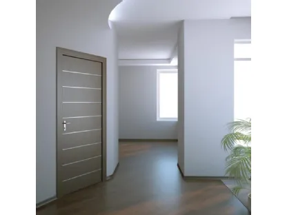 Porta con Inserti in alluminio di Farm Legno
