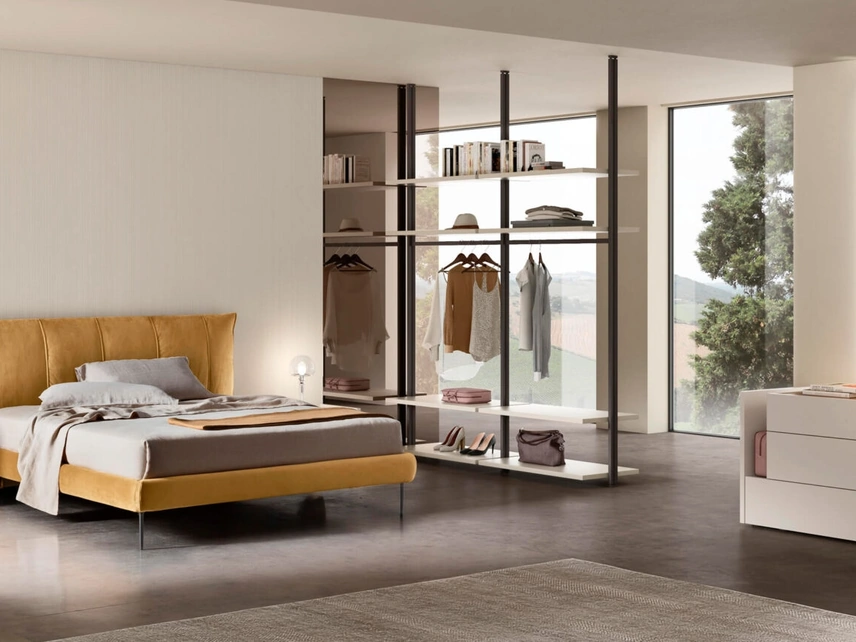 Letto imbottito Alby di Maronese