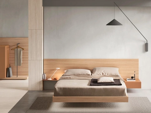 Letto con testiera Bumpy di Maronese