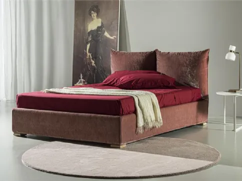 Letto in vellutino con box contenitore Grace di Ventura