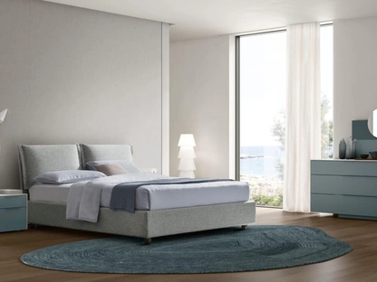 Letto imbottito Lola con contenitore di Maronese