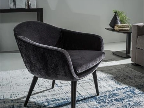 Poltroncina in tessuto Oslo di Ventura