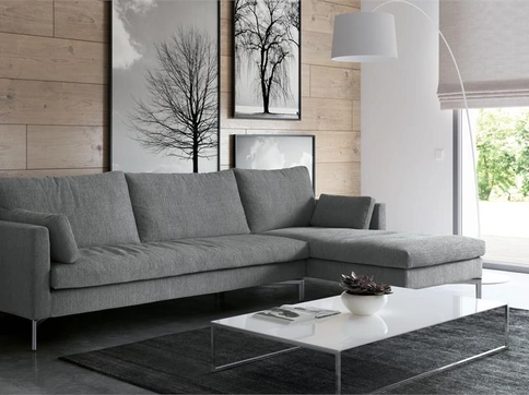 Divano con penisola Swing 92 di Ventura