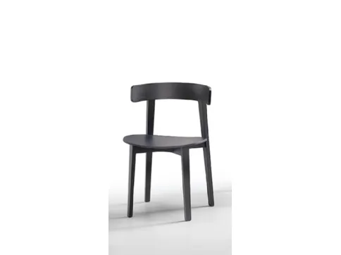 Sedia in legno Maya S L LG di Midj