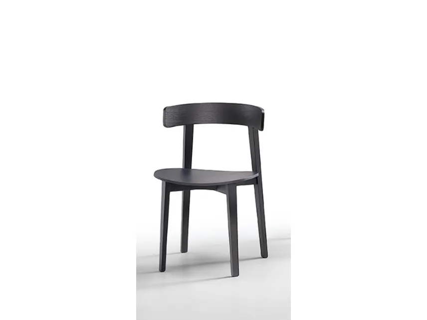 Sedia in legno Maya S L LG di Midj