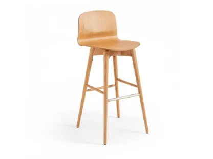Sgabello in legno Liù LR LG di Midj