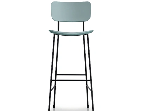 Sgabello in cuoio Master di Midj