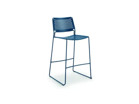 Sgabello Slim in metallo di Midj