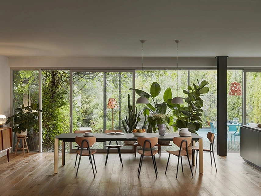 Sedia Tosca in cuoio di Midj