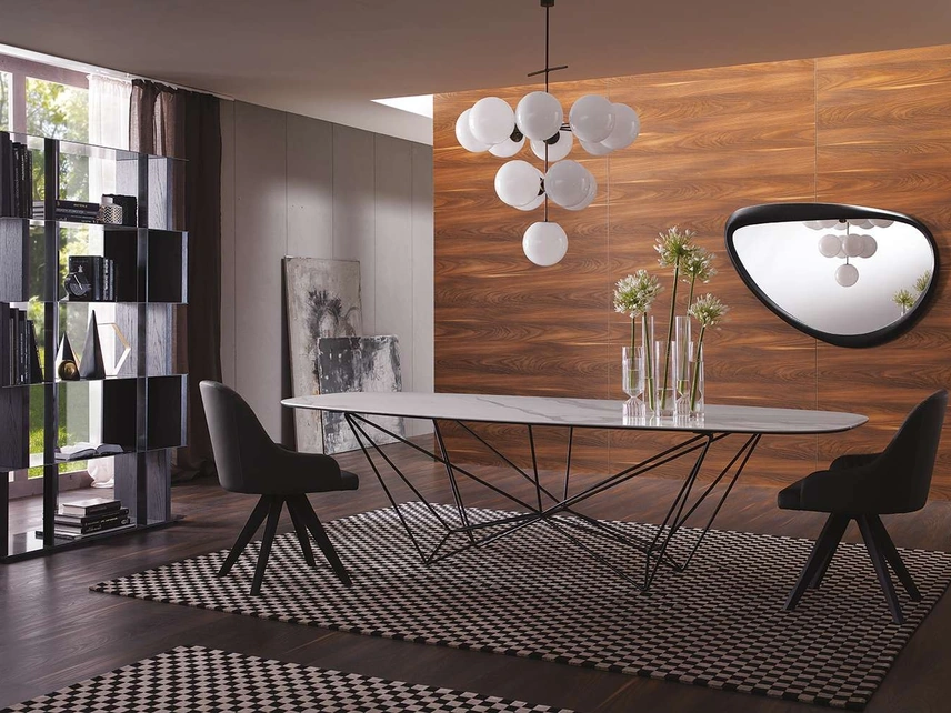 Tavolo Fil8 Fisso in Ceramica di Ozzio