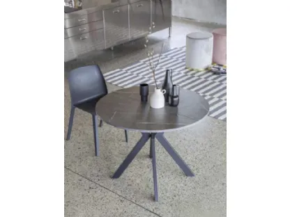 Tavolo rotondo allungabile Micro Round di La Seggiola
