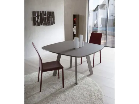 Tavolo in laminato Upper Round di Sedie Brianza