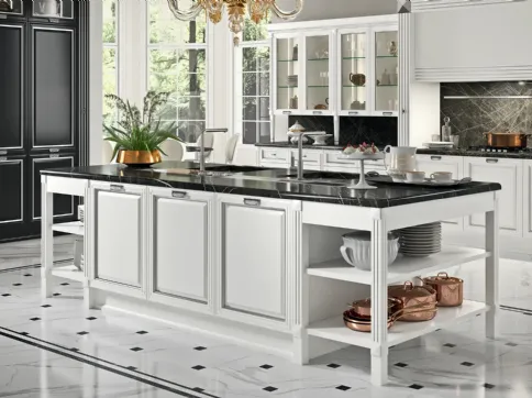 Cucina Classica con isola Pegaso Elite 05 di Astra