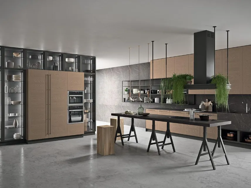 Cucina Design ad angolo Mood 02 di Astra