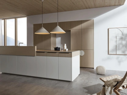 Cucina Design con isola Neo Leaf 05 di Nolte