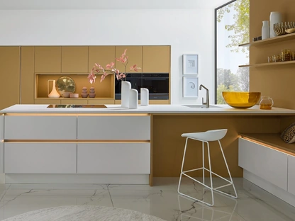 Cucina Moderna Artline Soft Lack Caramel di Nolte