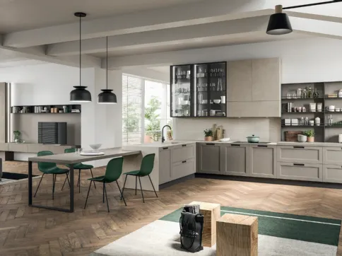 Cucina Moderna in laccato a poro aperto Old Line Moderno 20 di Astra