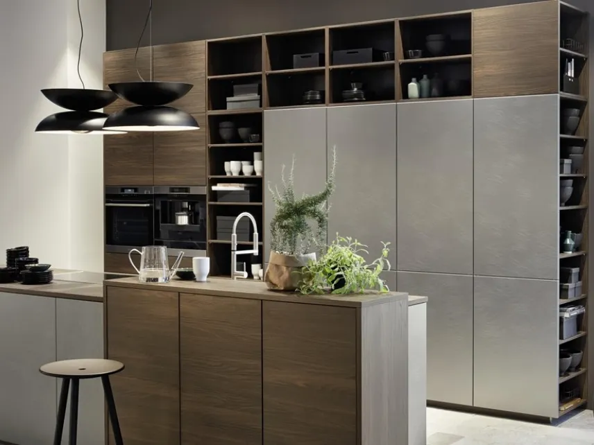 Cucina Moderna Vegas Acciaio Inox di Nolte