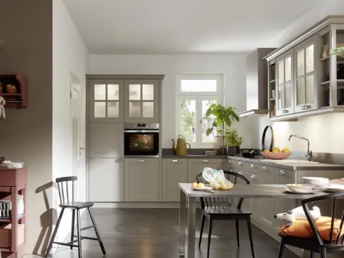 Cucina Shabby Chic Windsor Lack Rosso e Lava di Nolte