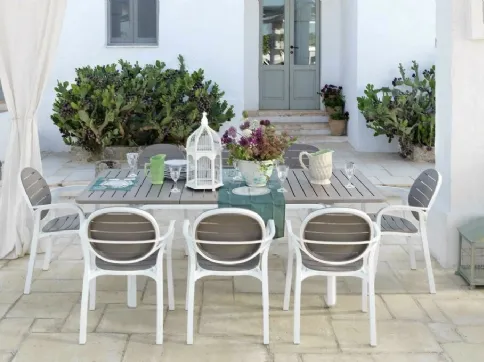 Tavolino POP Dea Home - 39x39x38 Cm In Plastica Bianco Per Interni Ed Esterni - Foto 6