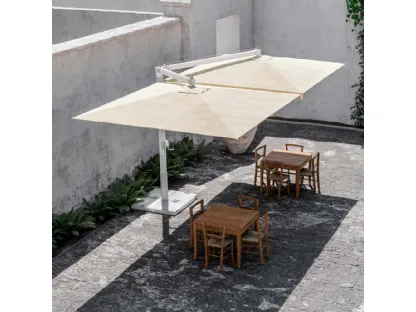 Ombrellone FLN-V in alluminio verniciato di La Seggiola